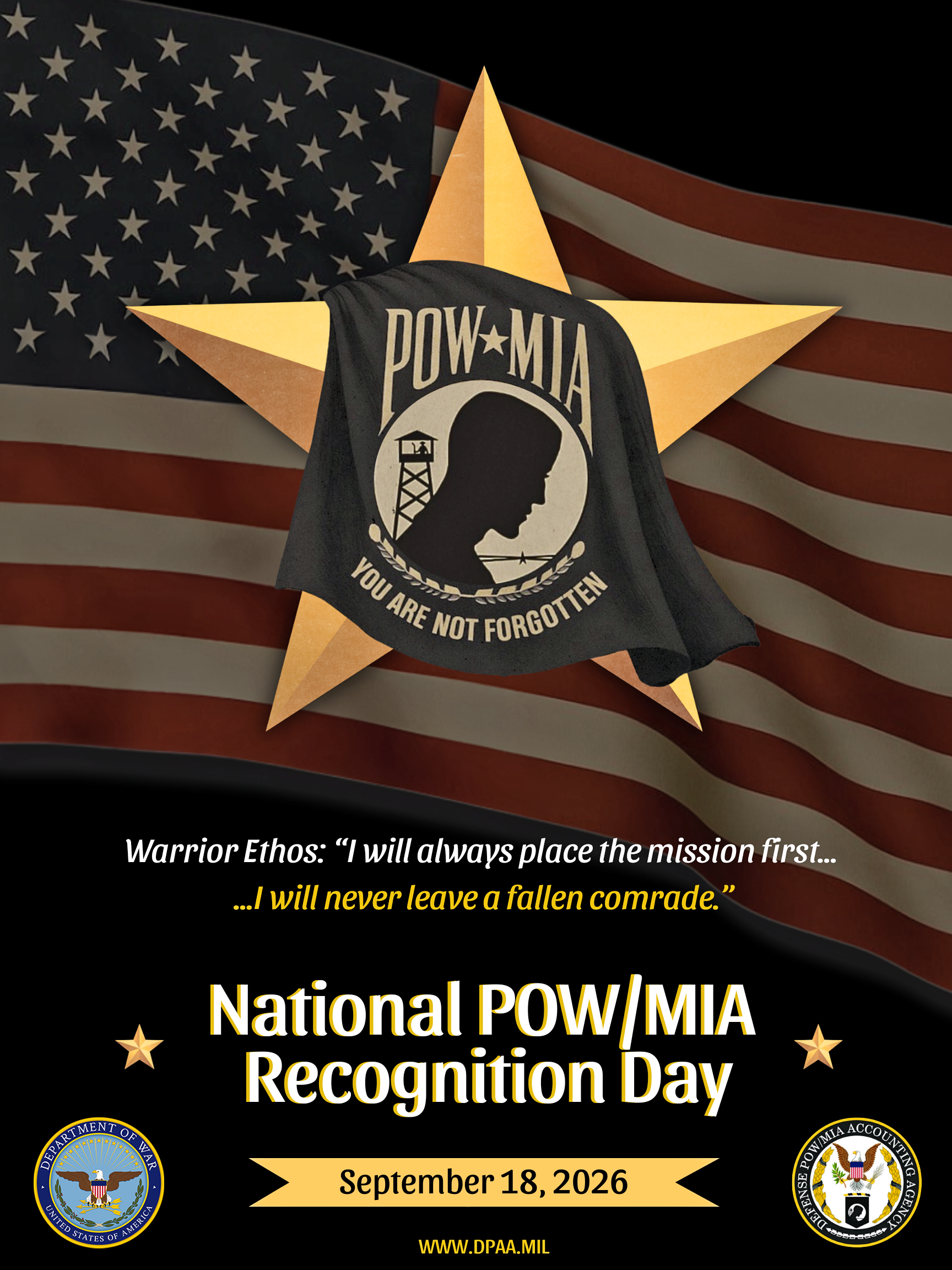 POW/MIA Recognition Day Poster